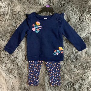 Carter's | Infant Girl's 2 Piece Set | Navy | Various Sizes